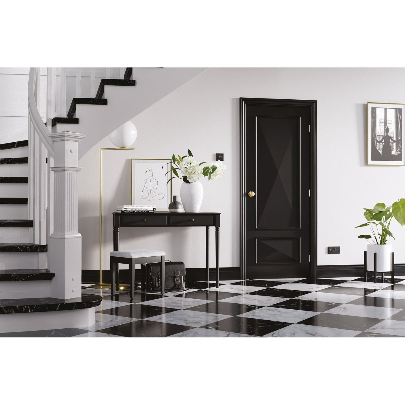 Black Knightsbridge 2P Door