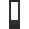 Black Knightsbridge Glazed 1L Door