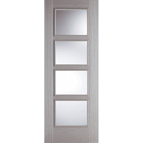Light Grey Vancouver Glazed 4L Door