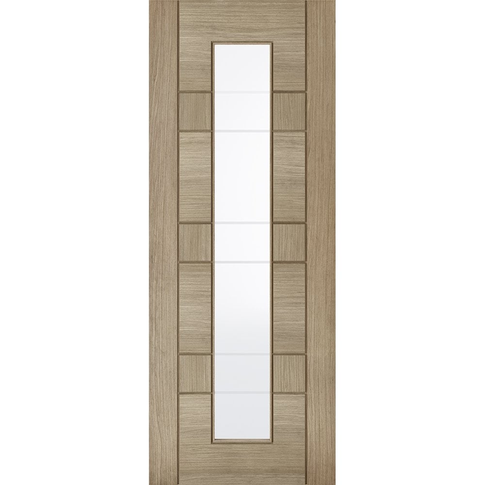 Light Grey Edmonton Glazed 1L Door