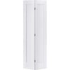 White Pattern 10 One Panel Bi-Fold Door