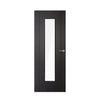 Black Laminate Monaco Glazed Door