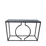 Alora Black Metal Console Table - KD 36
