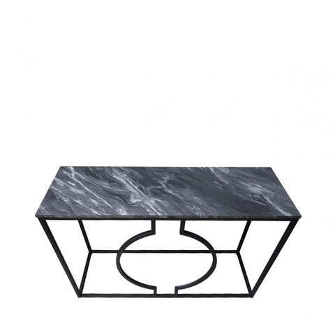 Alora Black Metal Console Table - KD 36