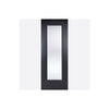 Black Eindhoven Glazed 1L Door