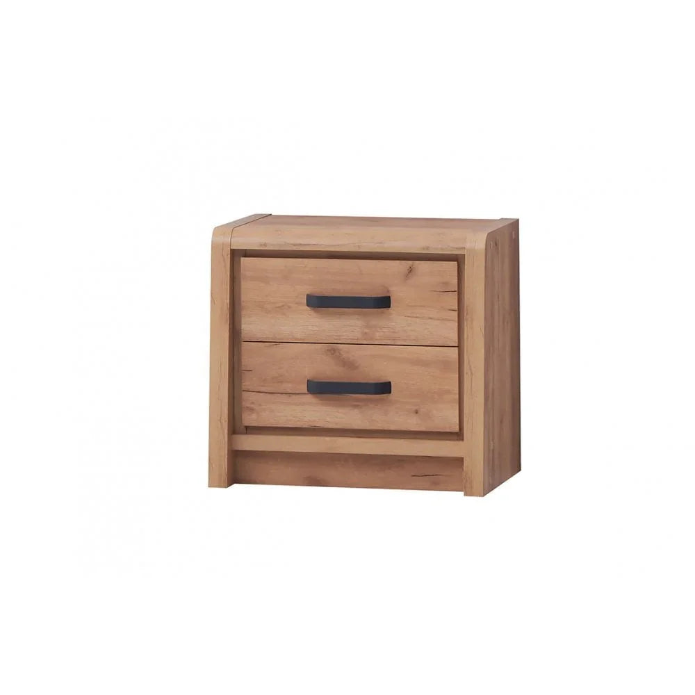 Jack 2 Drawer Bedside Locker