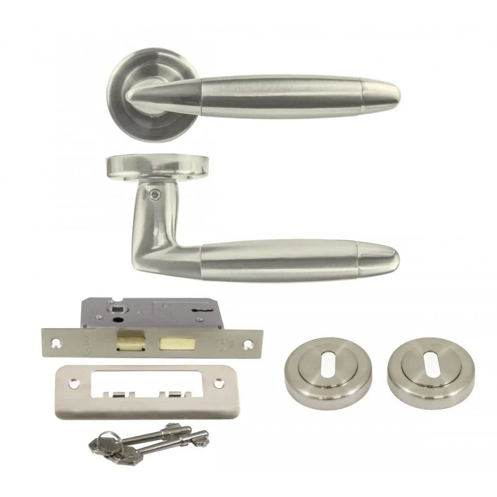 Barrow Satin Nickel Bathroom Set Lhh052