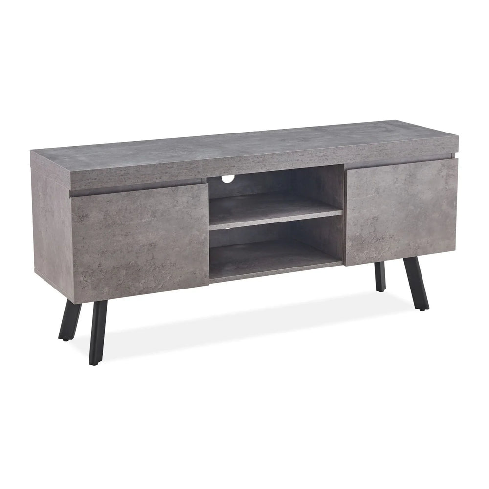 Fredrik Wide TV Unit - Grey Marble