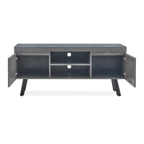 Fredrik Wide TV Unit - Grey Marble