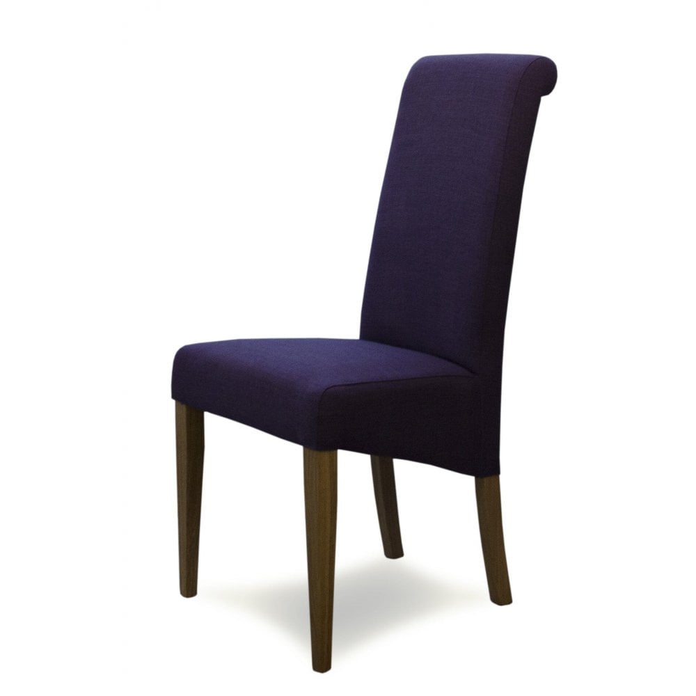 Italia Fabric Chair Purple