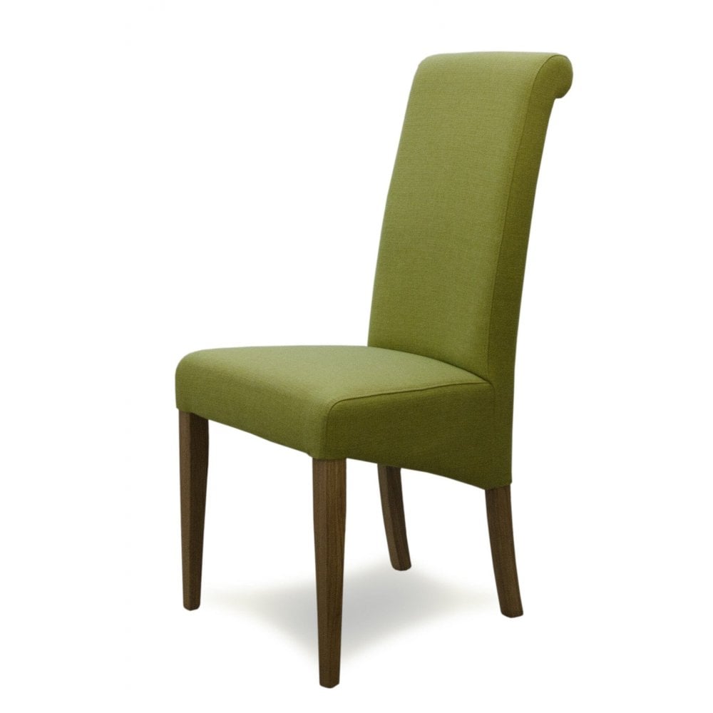 Italia Fabric Chair Lime