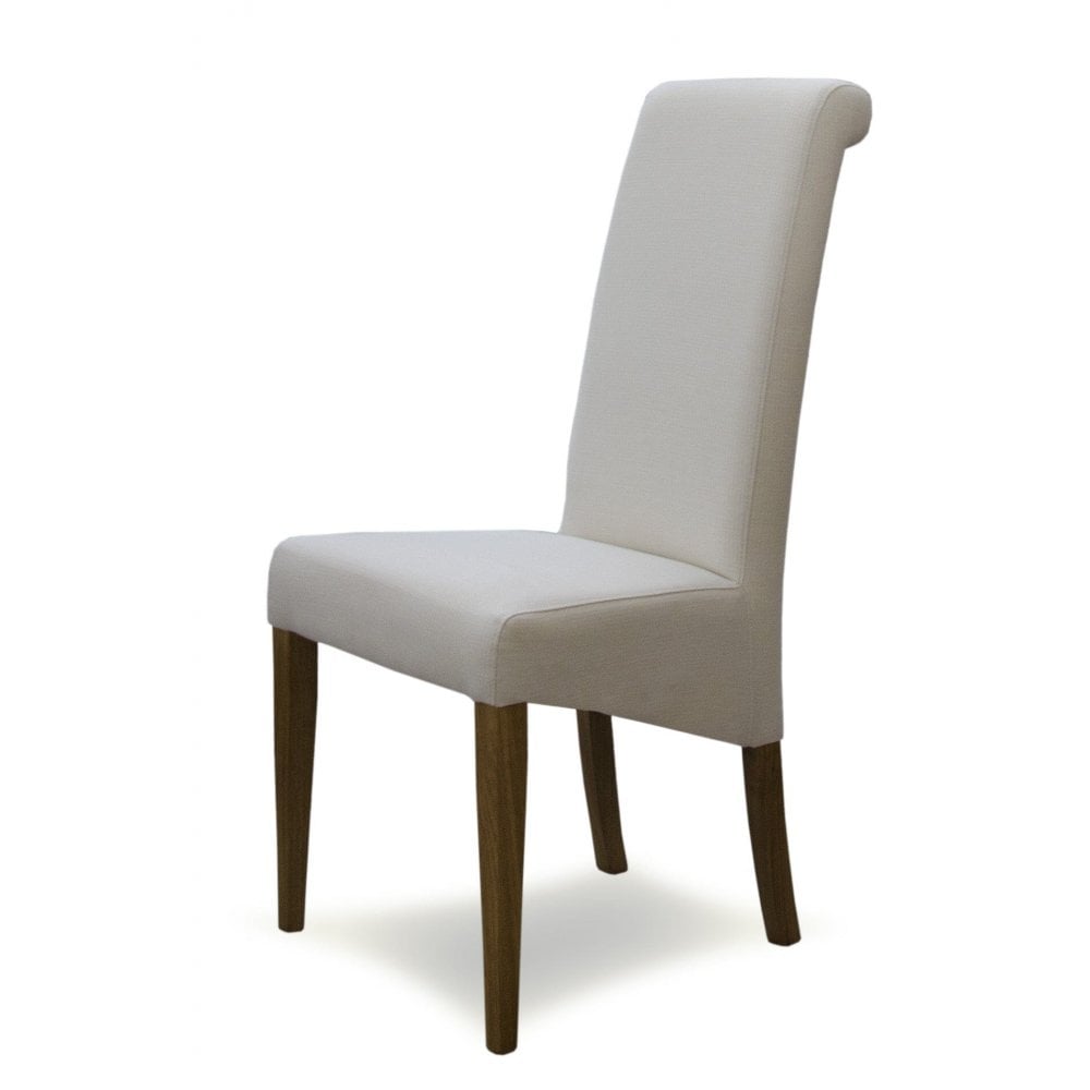 Italia Fabric Chair Ivory