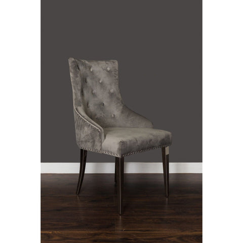 Lions Head Chair Light Grey