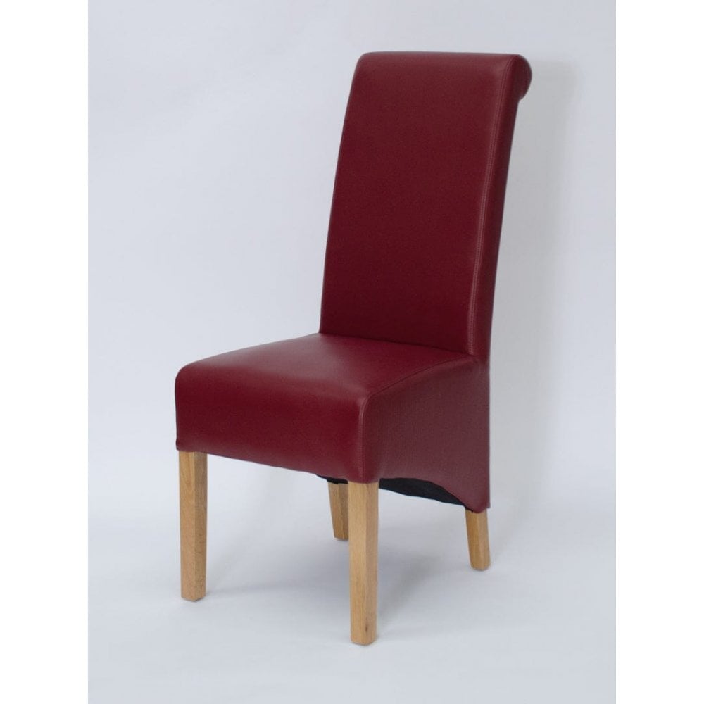 Richmond Dining Chair Matt Bonded Ruby