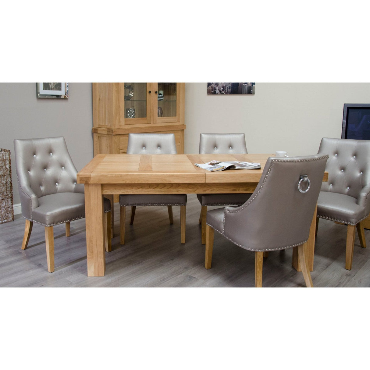 Twin Panel Extending Table Large