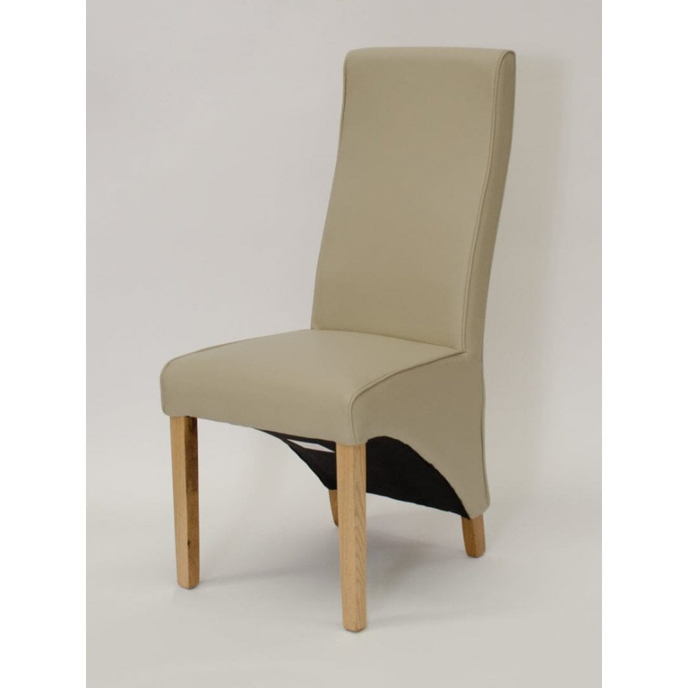 Wave Dining Chair Matt Bonded Bone