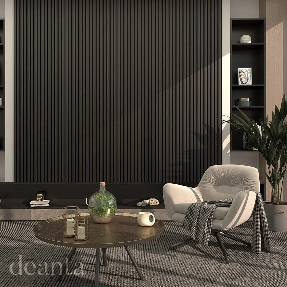 Immerse Acoustic Paneling Black 2400*600*21 (2 Pcs Per Box)