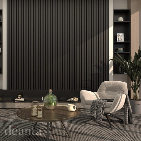 Immerse Acoustic Paneling Black 2400*600*21 (2 Pcs Per Box)