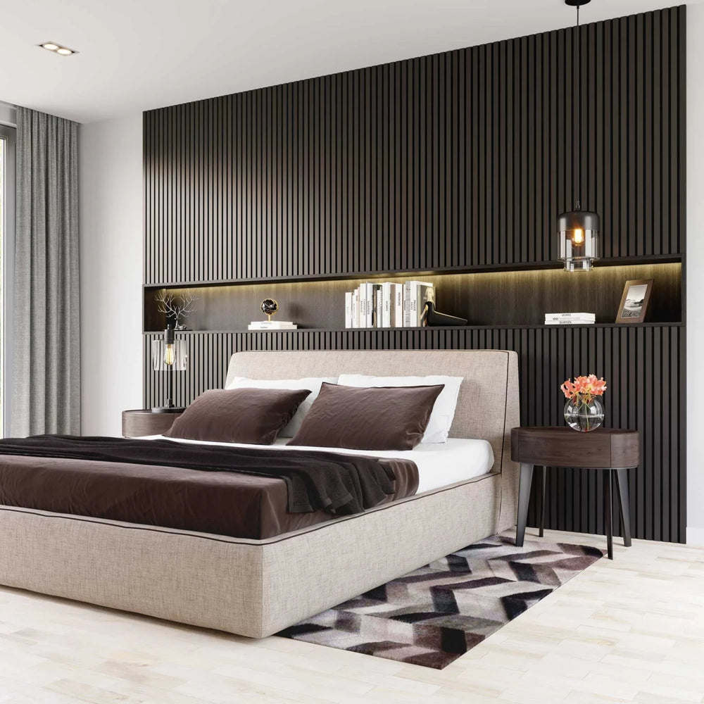 Immerse Acoustic Paneling Black 2400*600*21 (2 Pcs Per Box)