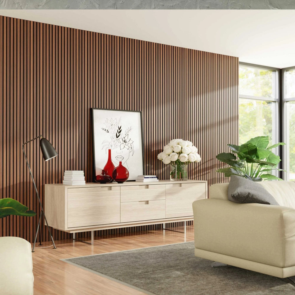 Immerse Acoustic Paneling Walnut 2400*600*21 (2Pcs Per Box)