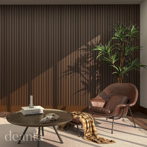 Immerse Acoustic Paneling Walnut 2400*600*21 (2Pcs Per Box)