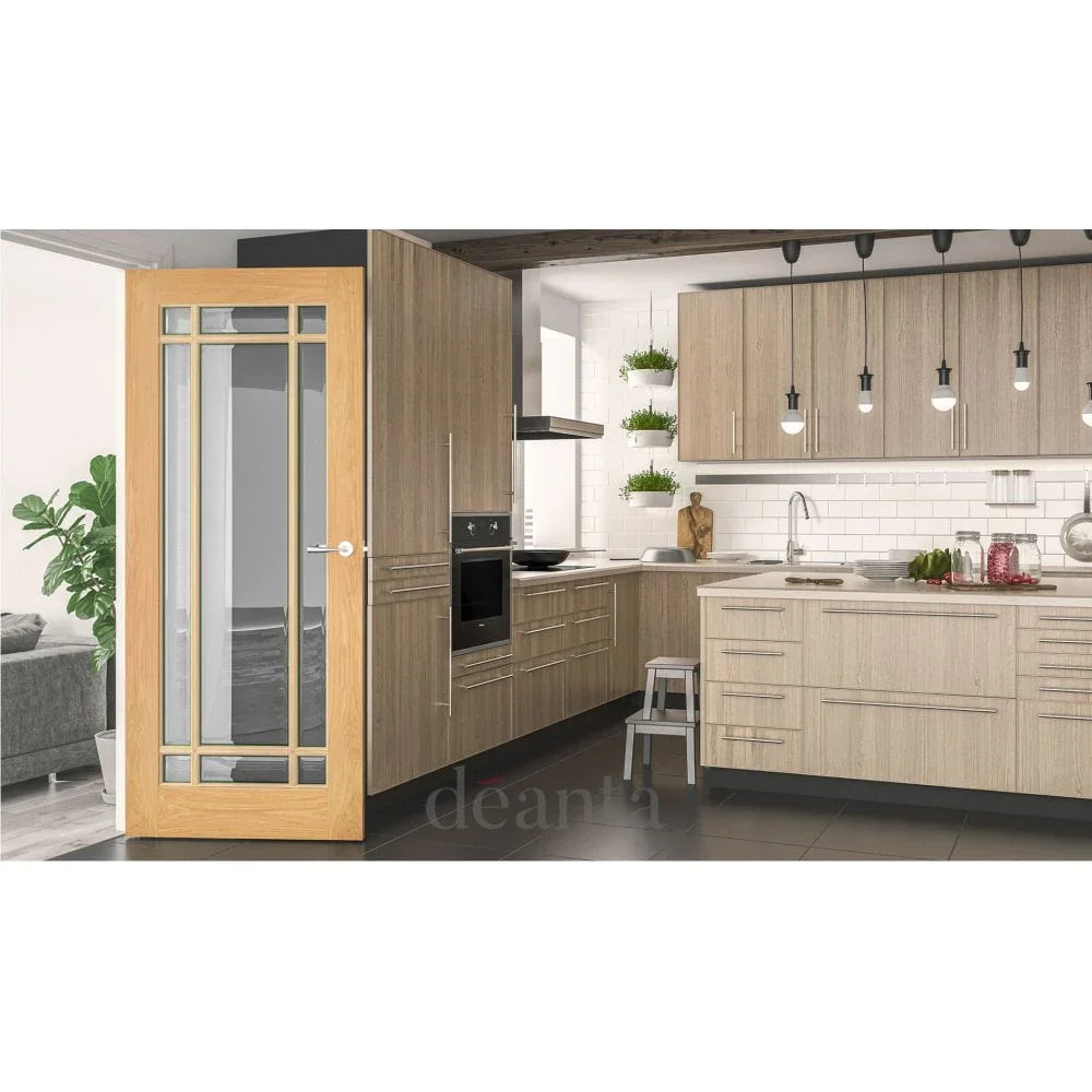 Oak Nm5G Bevelled Glass 2032X864X45