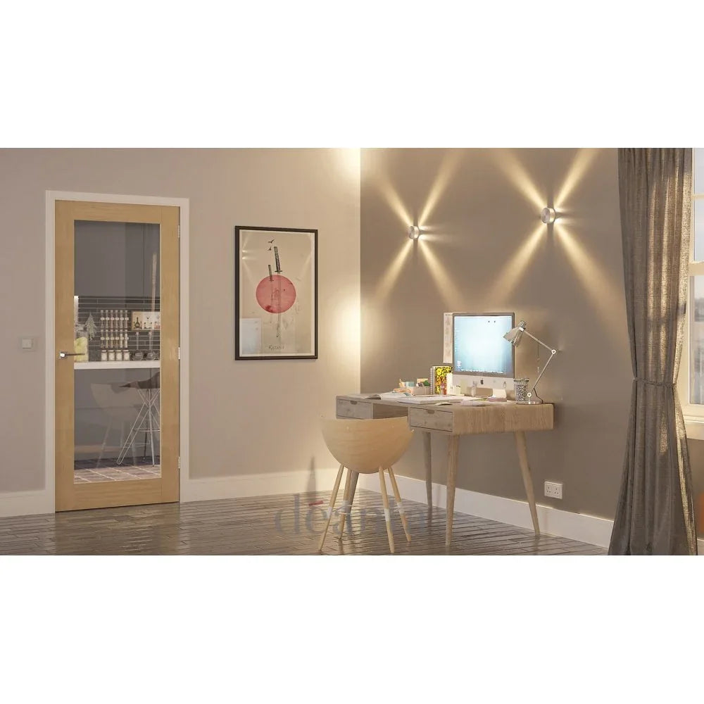 Oak Nm6G Frosted Glass 1981X711X45