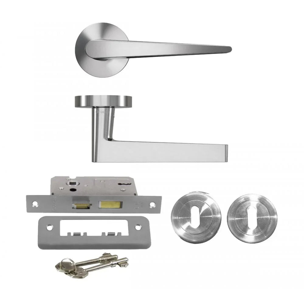 Slaney Satin Nickle Bathroom Wc Set