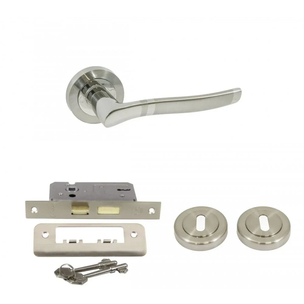 Trinity Satin Nickle Bathroom Set Lhh028