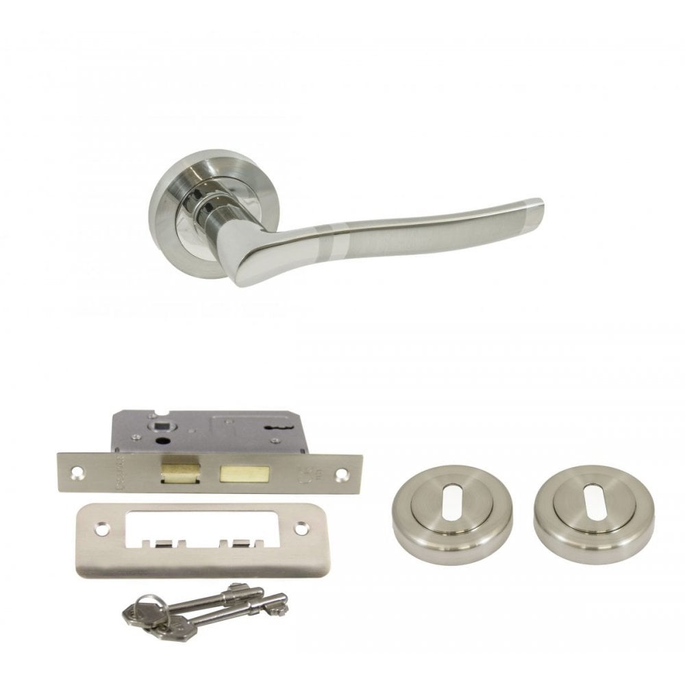 Trinity Satin Nickle Bathroom Set Lhh028