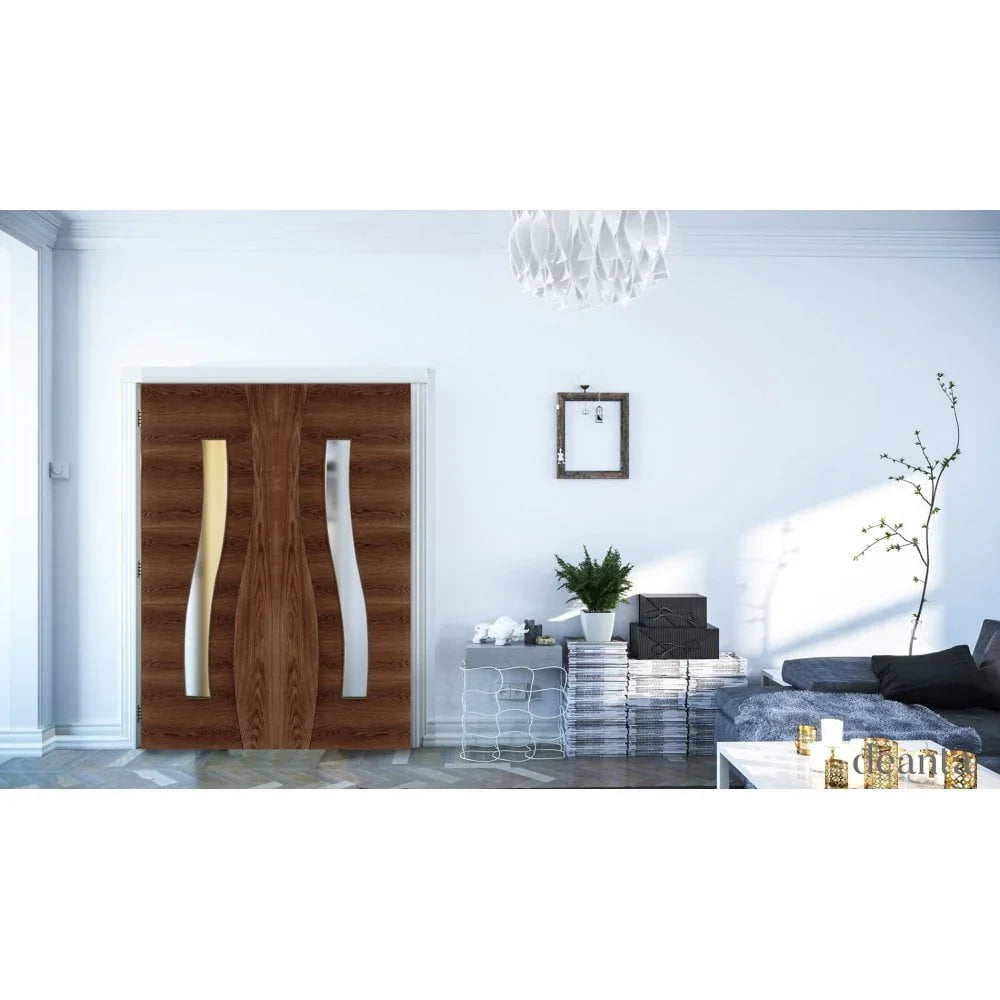 Walnut Hp24G Clear Glass 1981X838X45