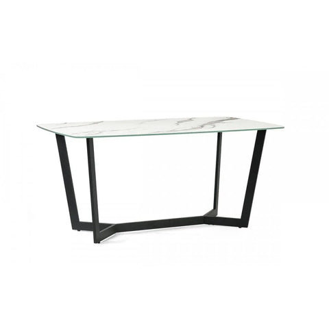 Olympus Dining Table - White Marble
