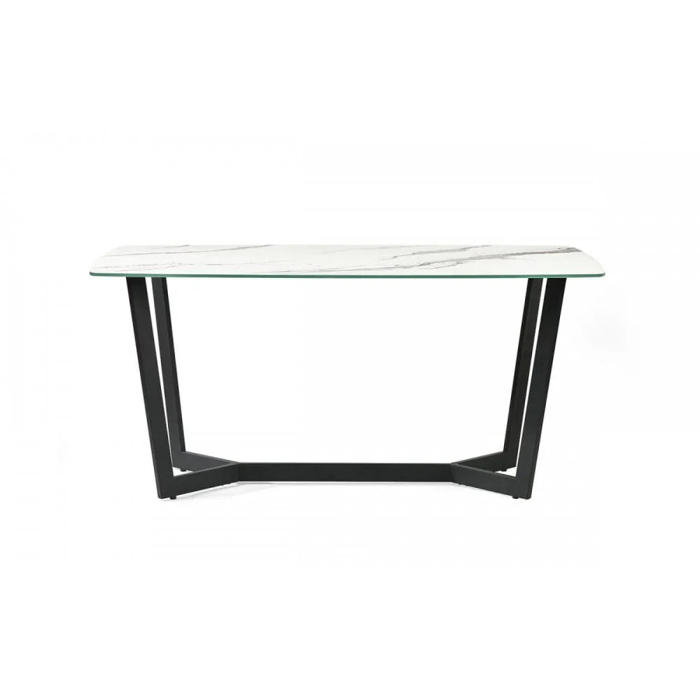 Olympus Dining Table - White Marble