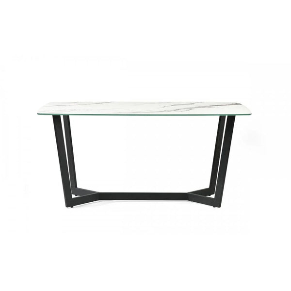 Olympus Dining Table - White Marble