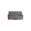 BRUGES ASH CHANEL FABRIC ELECTRIC RECLINER 3-SEATER