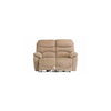 BERLIN SAND CHANEL FABRIC ELECTRIC RECLINER 2-SEATER