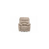 BERLIN NATURAL SOFT-TOUCH FABRIC ELECTRIC RECLINER SOFA ARMCHAIR