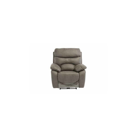 BERLIN GREY SOFT-TOUCH FABRIC ELECTRIC RECLINER SOFA ARMCHAIR