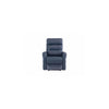 PHOENIX BLUE LEATHER ELECTRIC RECLINER SOFA ARMCHAIR