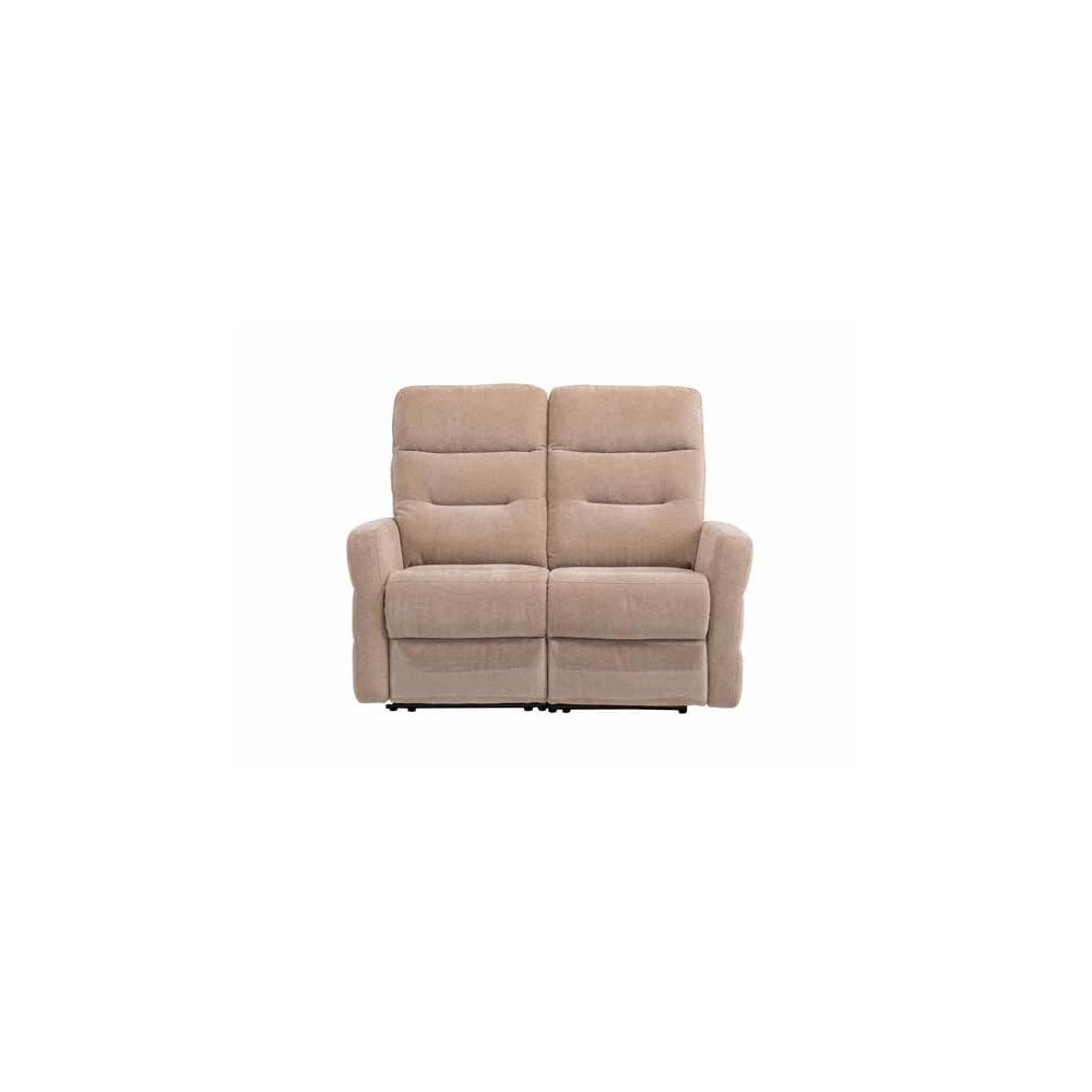 PHOENIX MINK HERRINGBONE FABRIC ELECTRIC RECLINER 2-SEATER