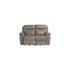 COPENHAGEN GREY LEATHER ELECTRIC RECLINER 2-SEATER