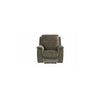 COPENHAGEN GREEN HERRINGBONE FABRIC ELECTRIC RECLINER SOFA ARMCHAIR