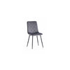HAMBURG VELVET DINING CHAIR GREY