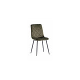 HAMBURG VELVET DINING CHAIR JUNIPER GREEN