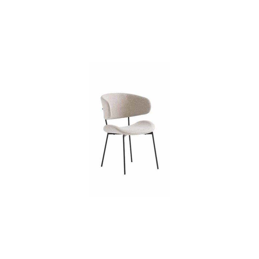 BELFAST FABRIC DINING CHAIR LINEN