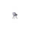 DOVER VELVET FABRIC 360 SWIVEL DINING CHAIR SILVER