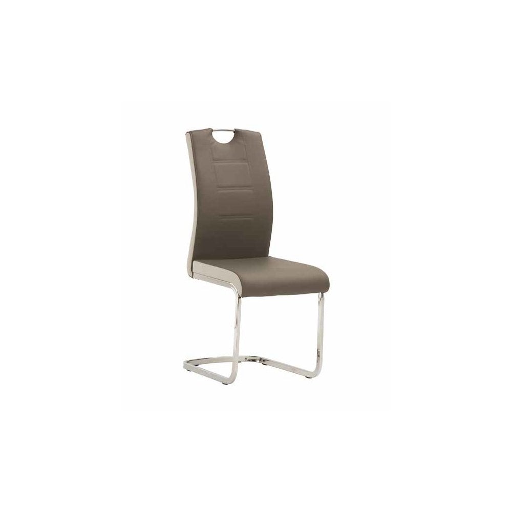 LAMBETH TEXTURED FABRIC 360 SWIVEL DINING CHAIR GREY/LIGHT GREY LEG