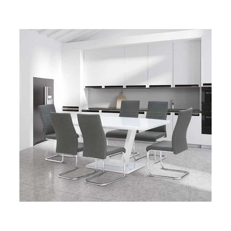LAMBETH WHITE 1.6M DINING TABLE