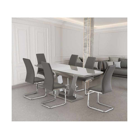 LAMBETH GREY 1.6M (+0.4M) EXTENDING DINING TABLE