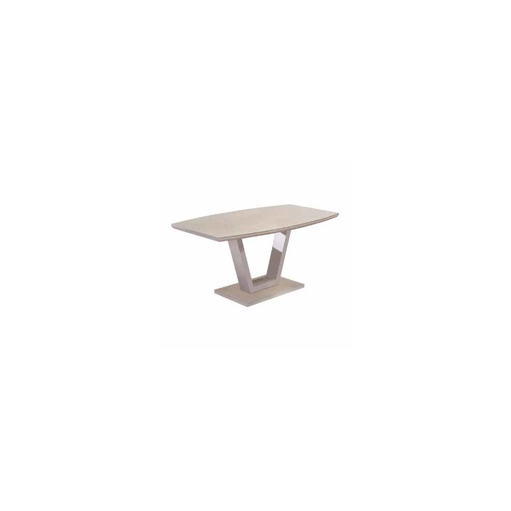 LAMBETH LATTE MARBLE LOOK 1.6M DINING TABLE